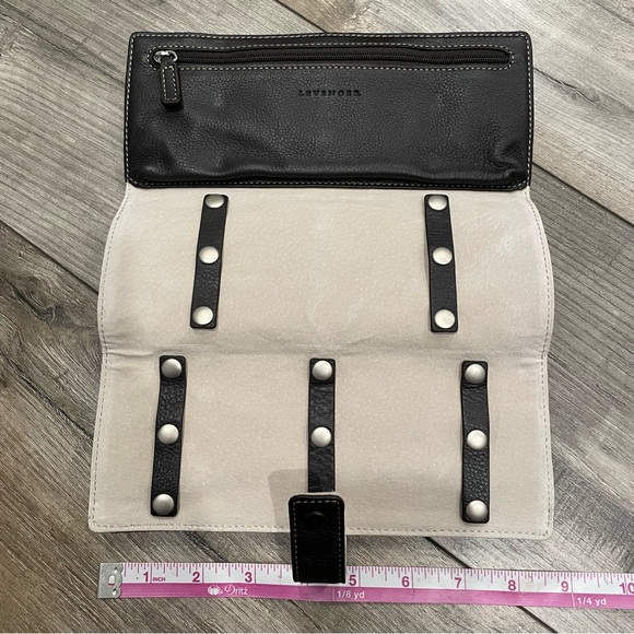 Levenger Leather Travel Jewelry Roll - Picture 1 of 6